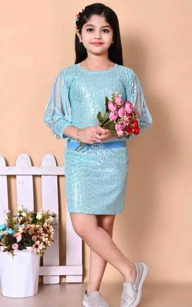 Baby Girls Calf Length Party Dress