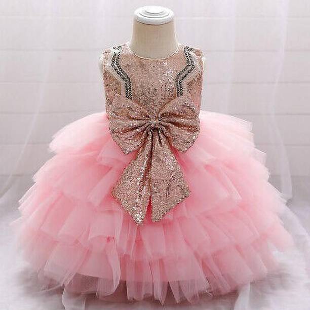 Girls Below Knee Party Dress