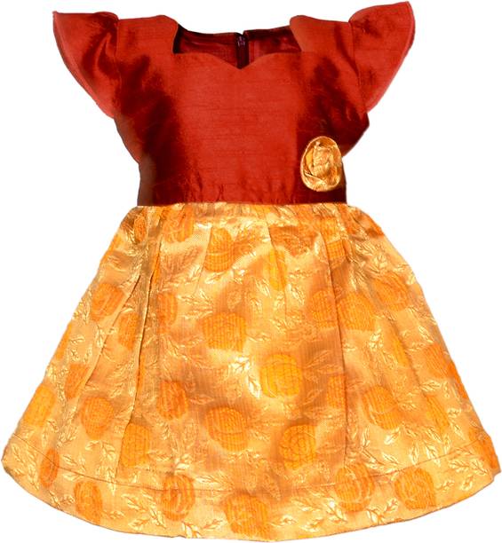 Baby Girls Midi/Knee Length Casual Dress