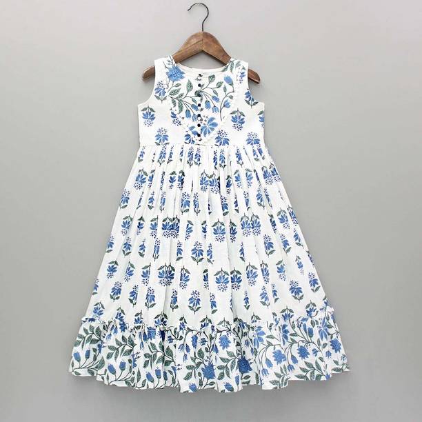 BAESD Girls Midi/Knee Length Casual Dress