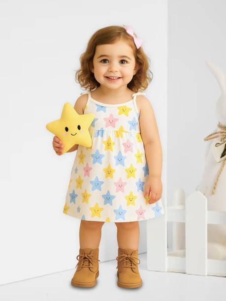 Kidbea Baby Girls Midi/Knee Length Casual Dress