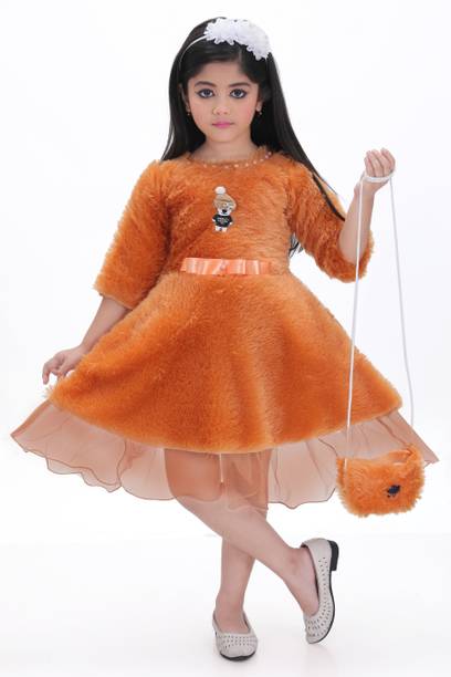 SaahilDresses Girls Above Knee Party Dress