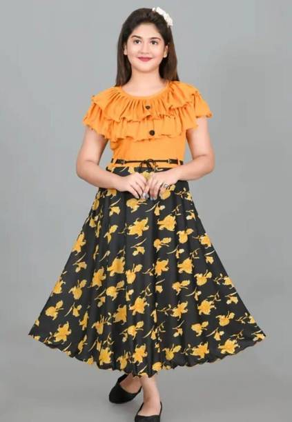 SFC FASHIOPN Girls Maxi/Full Length Party Dress