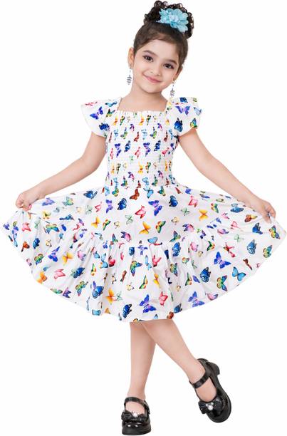 the crown Baby Girls Midi/Knee Length Festive/Wedding Dress