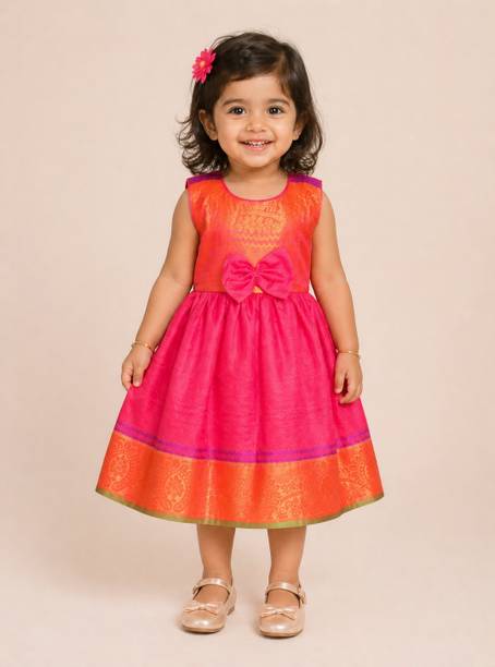 Baby Girls Midi/Knee Length Festive/Wedding Dress