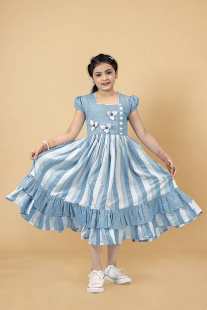 Fashion Dream Girls Below Knee Casual Dress