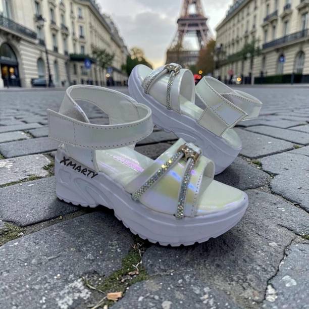 Velcro Strappy Sandals For Girls