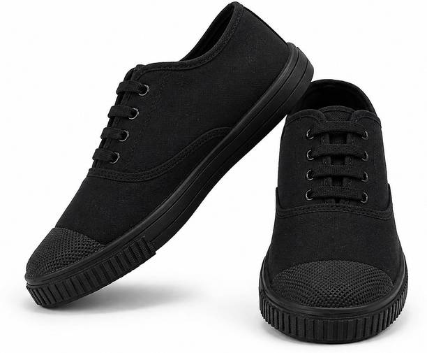 FLYING WINGS Chhota Bheem Lace School Shoes For Boys & Girls