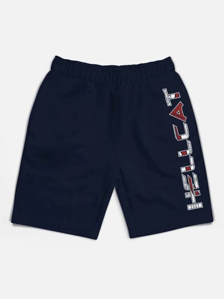 Hellcat Short For Boys Casual Printed Cotton Blend