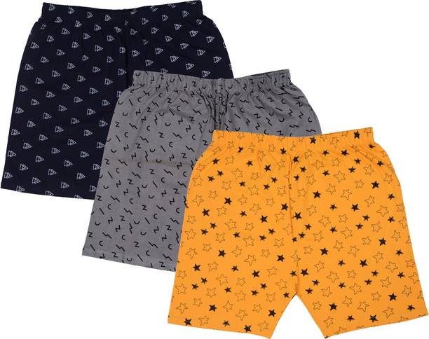 Short For Boys Sports Printed Cotton Blend