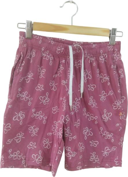 Dazzle Collection Short For Boys Casual Printed Cotton Blend