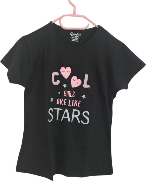 Dazzle Collection Baby Girls Printed Cotton Blend T Shirt