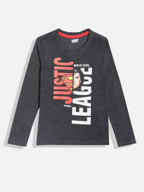Here&Now X Game Begins Boys Printed Pure Cotton Regular T Shirt