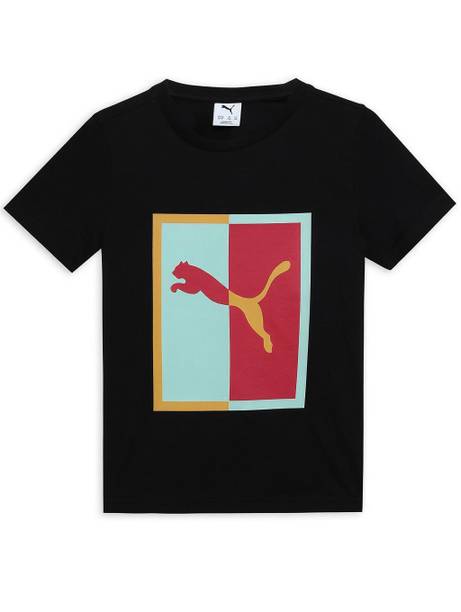 Boys Graphic Print Cotton Blend Regular T Shirt