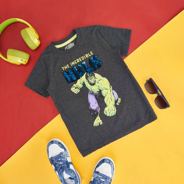 Pantaloons Junior Boys Printed Pure Cotton Regular T Shirt