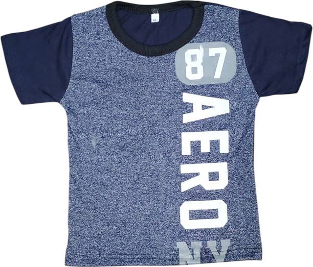 SHERIF TEX Baby Boys & Baby Girls Printed Cotton Blend Regular T Shirt
