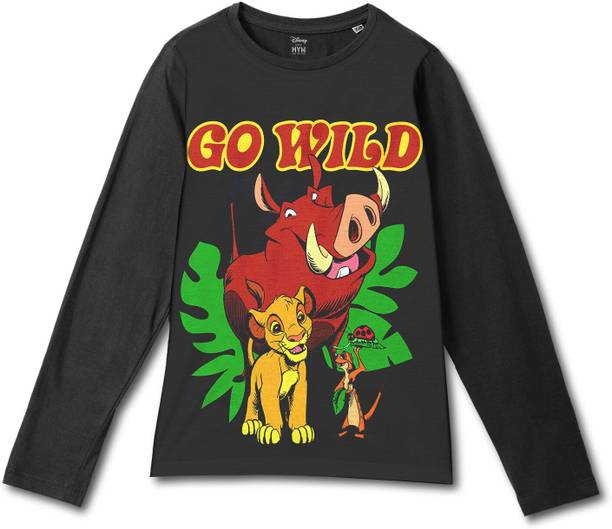 WEAR YOUR MIND Boys Graphic Print Polycotton Regular T Shirt