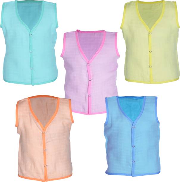 Baby Girls Casual Muslin Tank Top