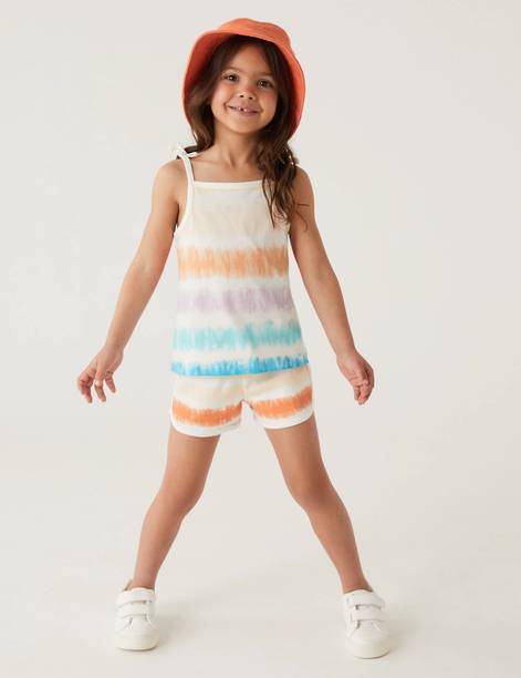 Girls Casual Cotton Blend Spaghetti Top