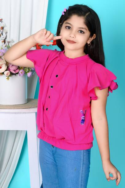 Sahina Fashion Girls Cotton Silk Balloon Top
