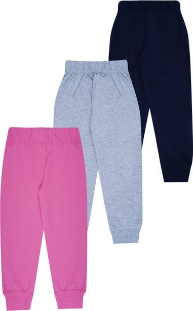 FAZZA Track Pant For Girls (Multicolor, Pack of 3)