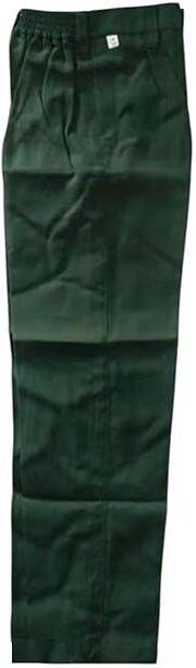 HOUSE OF WHITE & BLACK Green Uniform Trouser