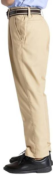 HOUSE OF WHITE & BLACK Beige Uniform Trouser