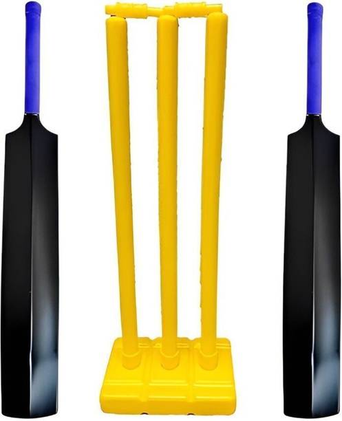 SS SKULL Plastic Cricket Kit 2 Bet and 1 Stumps Cricket Kit