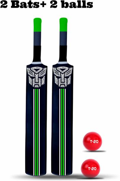 Jaspo Dominator Senior Plastic Cricket Bat with Soft Cricket Ball (Packof2) Cricket Kit