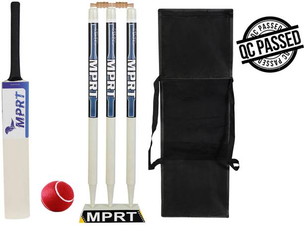 MPRT Ninja Wooden Cricket Kit With Base Bat Size 6 For Age Group 11-14 Cricket Kit Cricket Kit
