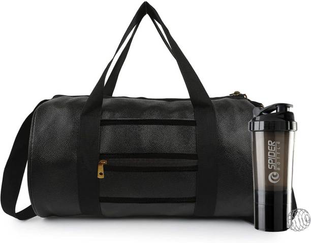 TRUE INDIAN Duffel Gym Bag For Men & Women Gym Protein Shaker Bottle 20L Bag 700ML Shaker Yoga Kit