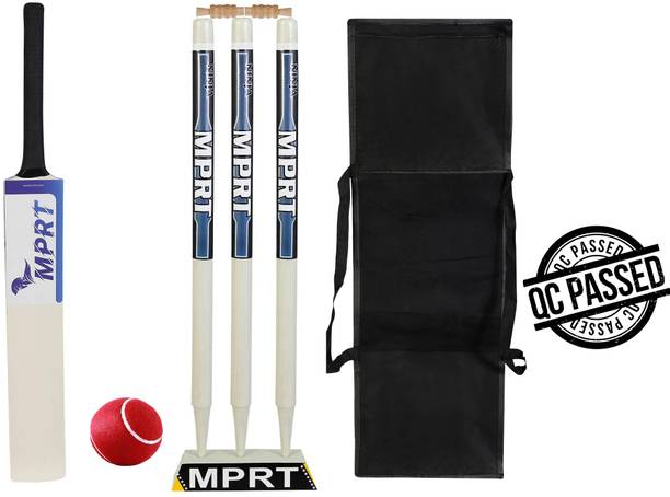MPRT Ninja Wooden Cricket Kit With Base Bat Size 4 For Age Group 7-9 Cricket Kit Cricket Kit