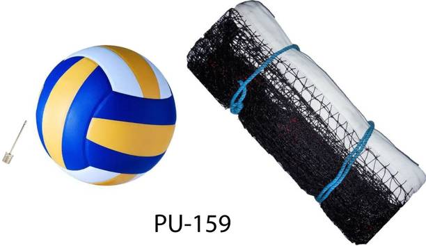 Y2M Classic Volleyball With Nylon Net PU -159 Volleyball Kit