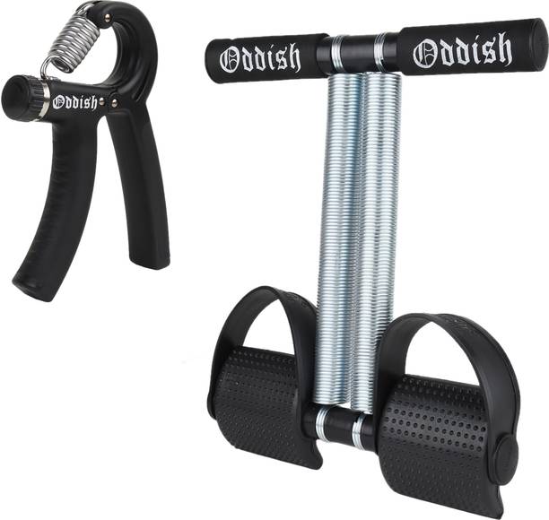 ओड्डिश TUMMY TRIMMER COMBO WITH HAND GRIP 10kg TO 40kg होम जिम किट