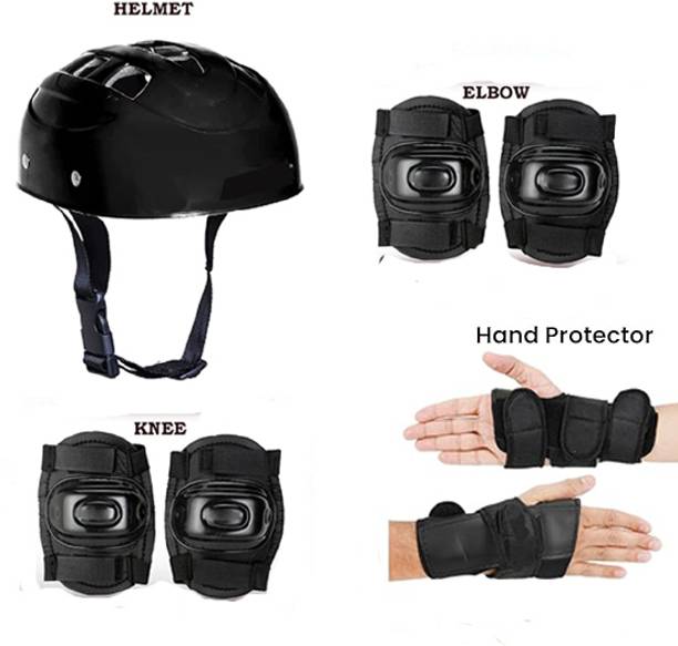 प्रीकली Protective Set for Cycling Skateboard Skating Set Age 7 to 14 Year स्केटिंग किट