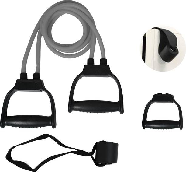 Manogyam Combo Of Toning Tube with Door Anchor for Full Body Workout Fitness Accessory Kit Kit