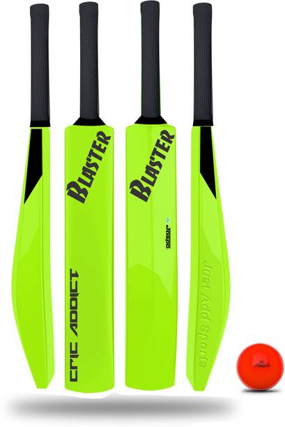 जस्पो Cric Addict Blaster Bat Size-5 for Kids, boys and Youth With ball क्रिकेट किट
