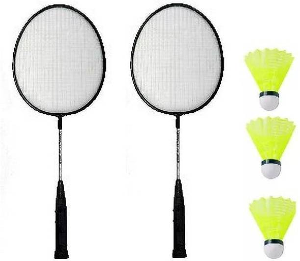 NS Sports Junior Badminton Racquet kit ( 2 Racquets + 3 shuttles ) Badminton Kit