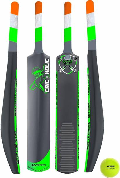 Jaspo Cric Holic Plastic Cricket Bat with Ball for every Age Group Cricket Kit