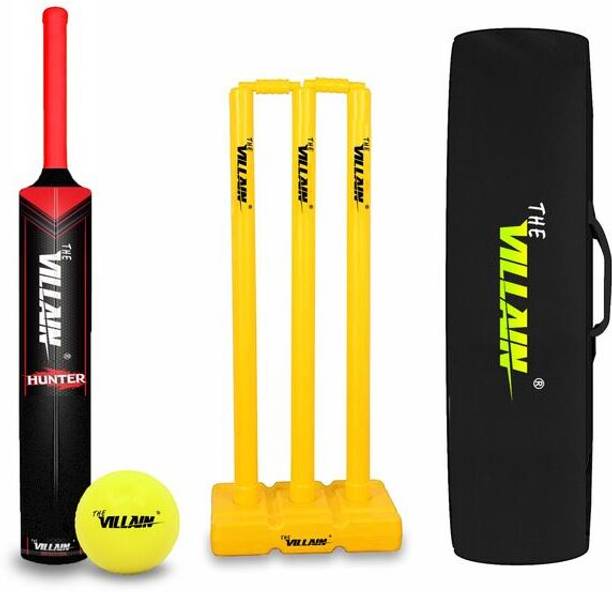 The Villain Hunter Plastic Cricket Bat (Full Size-Black...