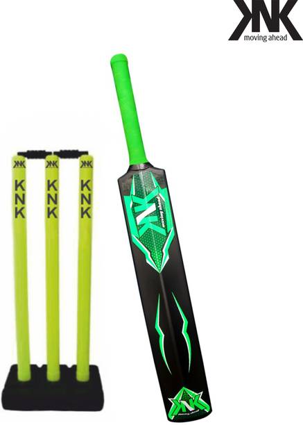 SS SKULL PVC Cricket Kit Kids Below 8 Plastic Bat Size 3, Wickets 24'', Bails-47-47 Cricket Kit