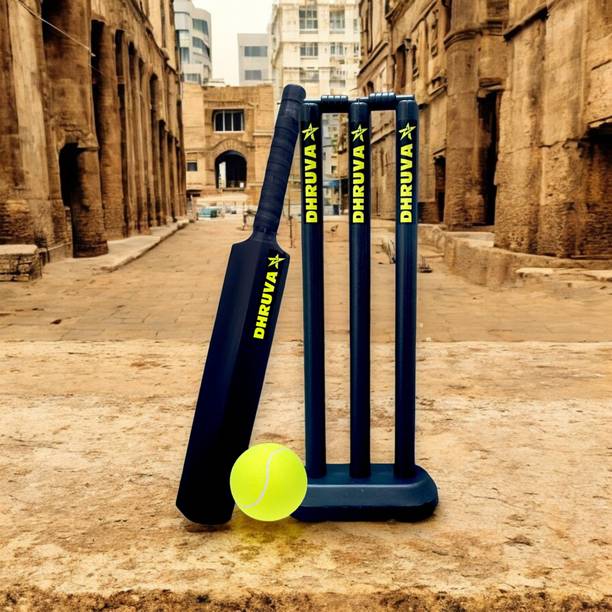 Dhruva Hard Plastic Cricket kit set for 6-12 years kids...