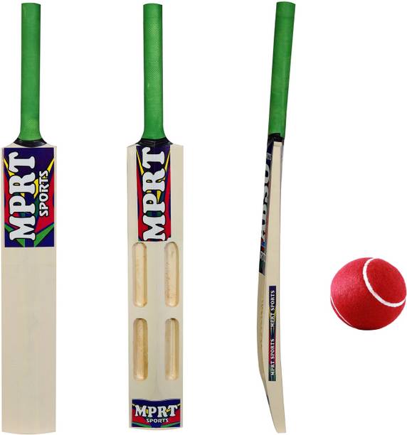MPRT Advik Wooden 6 Scoop Cricket Kit Bat Size 4 For Age Group 8-10 Cricket Kit Cricket Kit