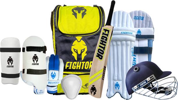 FIGHTOR KASHMIR WILLOW CRICKET KIT SIZE-3 Cricket Kit