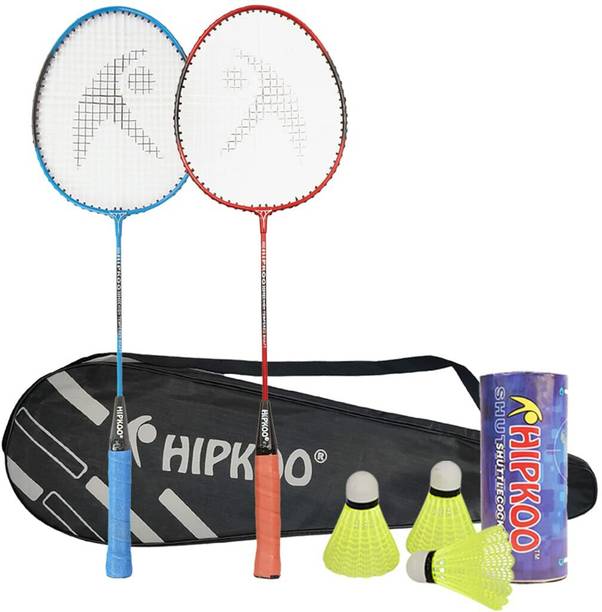 Hipkoo Sports Intact Aluminum Badminton Complete Racquets Set Badminton Kit