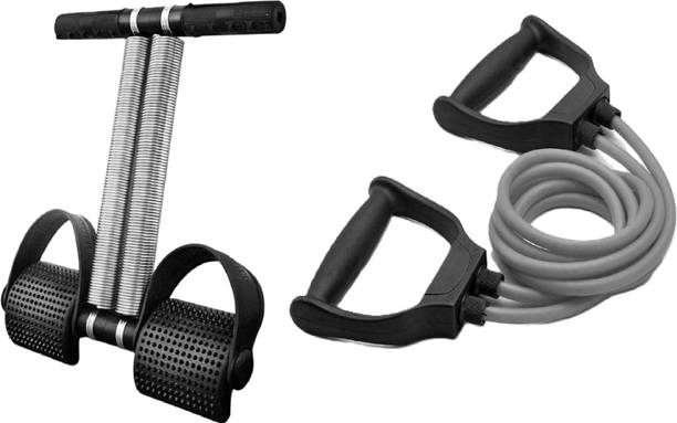 Shopeleven Tummy Trimmer, Toning Tube (Grey) For Stretching Toning Exercising Work Ab Exerciser