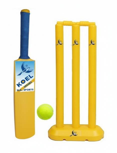 Koel CRICKET KIT BAT SIZE 1 BALL STUMPS WICKET ST...