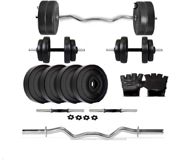 SHIVAM SPORTSS 10 kg home gym combo Fitness Accessory Kit Kit