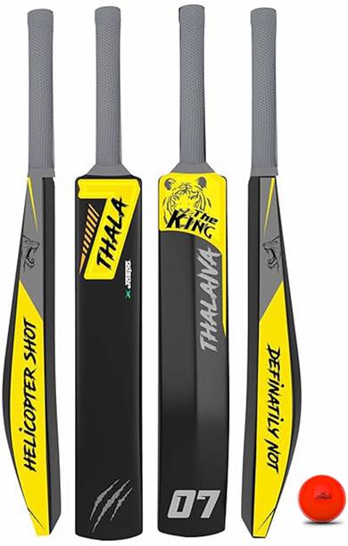 जस्पो Thala Plastic Cricket Bat with Ball For every age group क्रिकेट किट