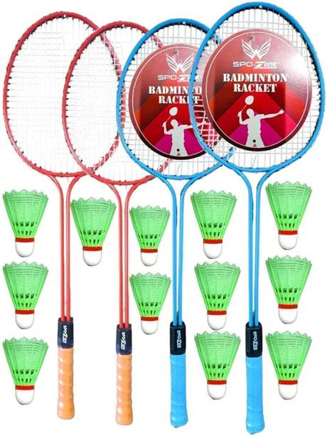 SPO Zone Premium Quality Badminton Racket And Shuttle Cock With Combo 26183 Badm